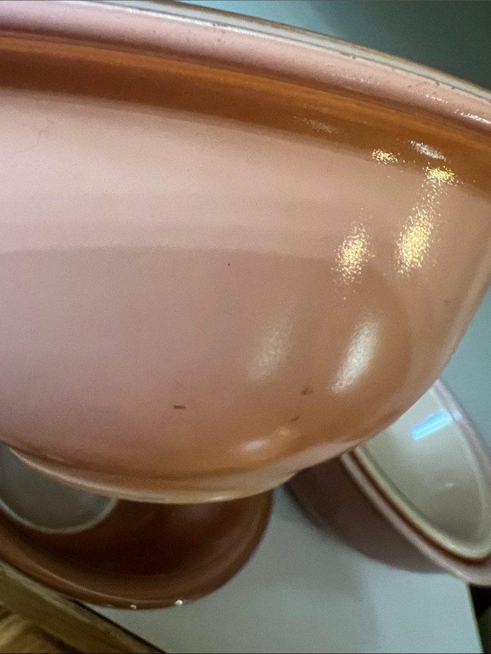 Pyrex Autumn rainbow Mixing Bowl nesting set - Picture 6 of 14